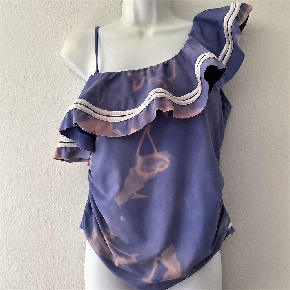 NEW SUN-BLEACHED RUFFLED SWIMSUIT